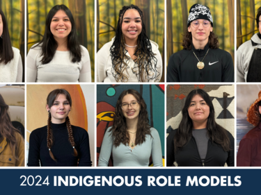 Collage of 10 portrait photos, each one is of an Indigenous Role Model for 2024